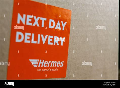 hermes delivery label.